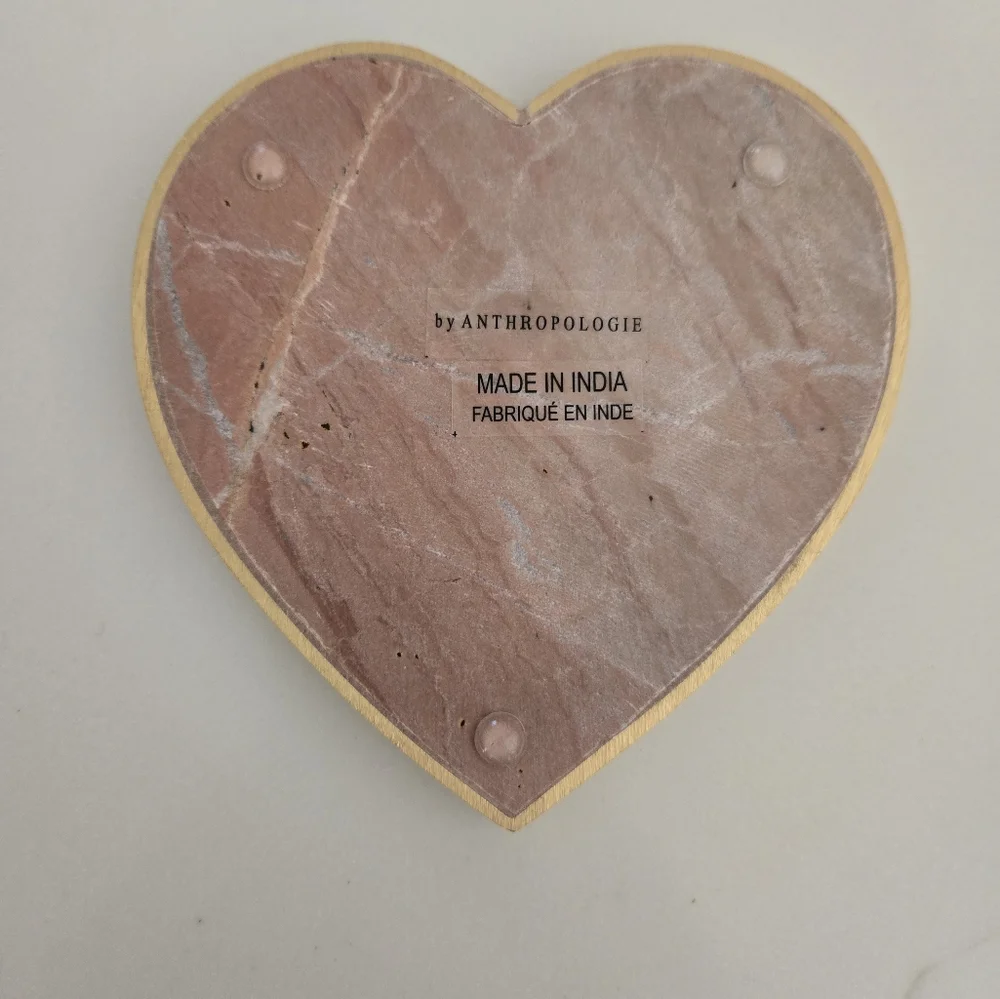 NWT Anthropologie Heart Coaster